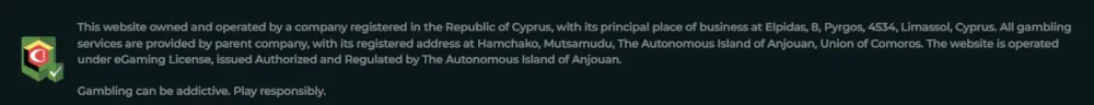 Anjouan Gambling License